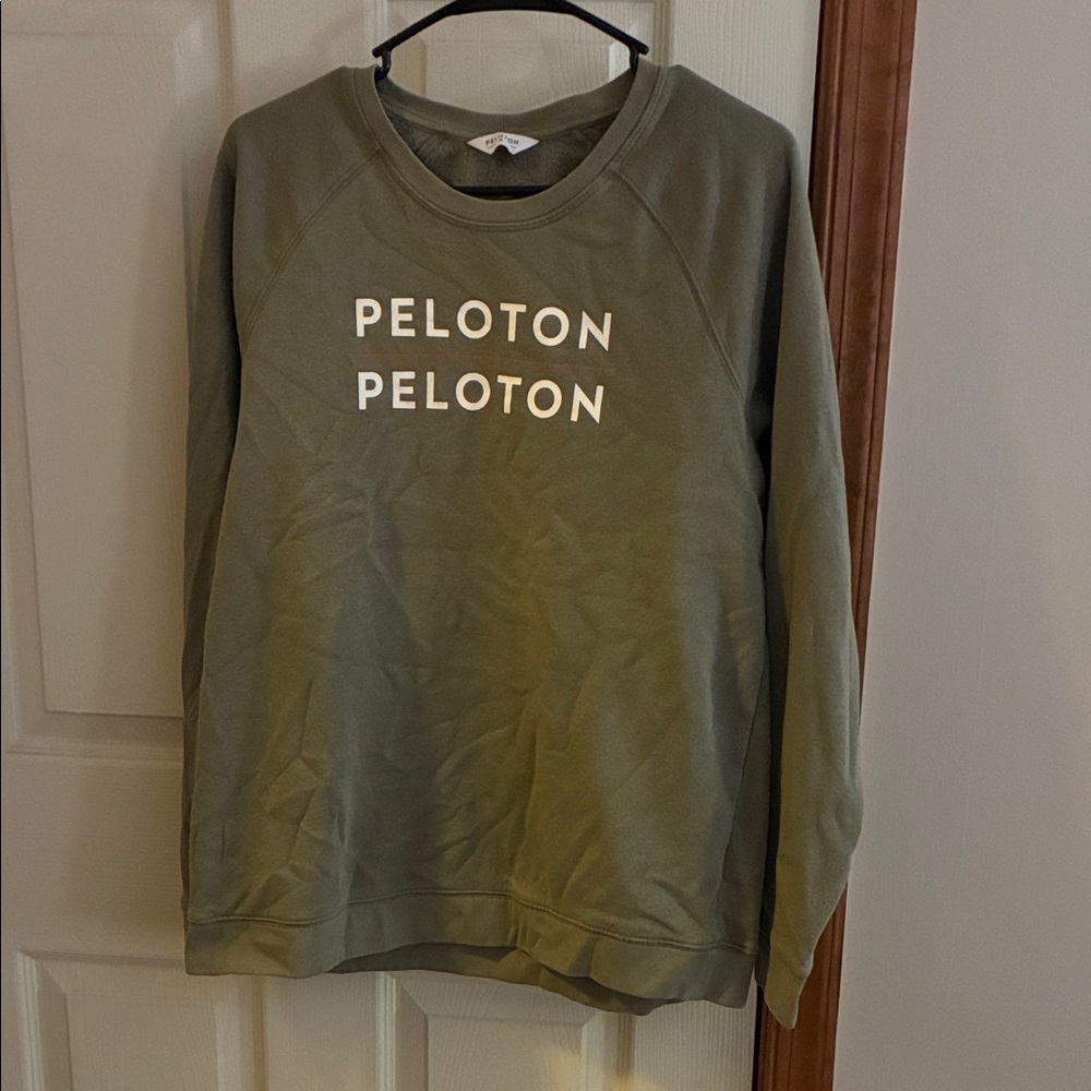 Peloton Sage Green Crewneck